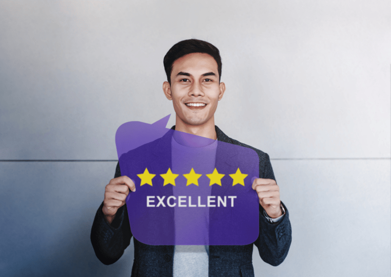 happy client review